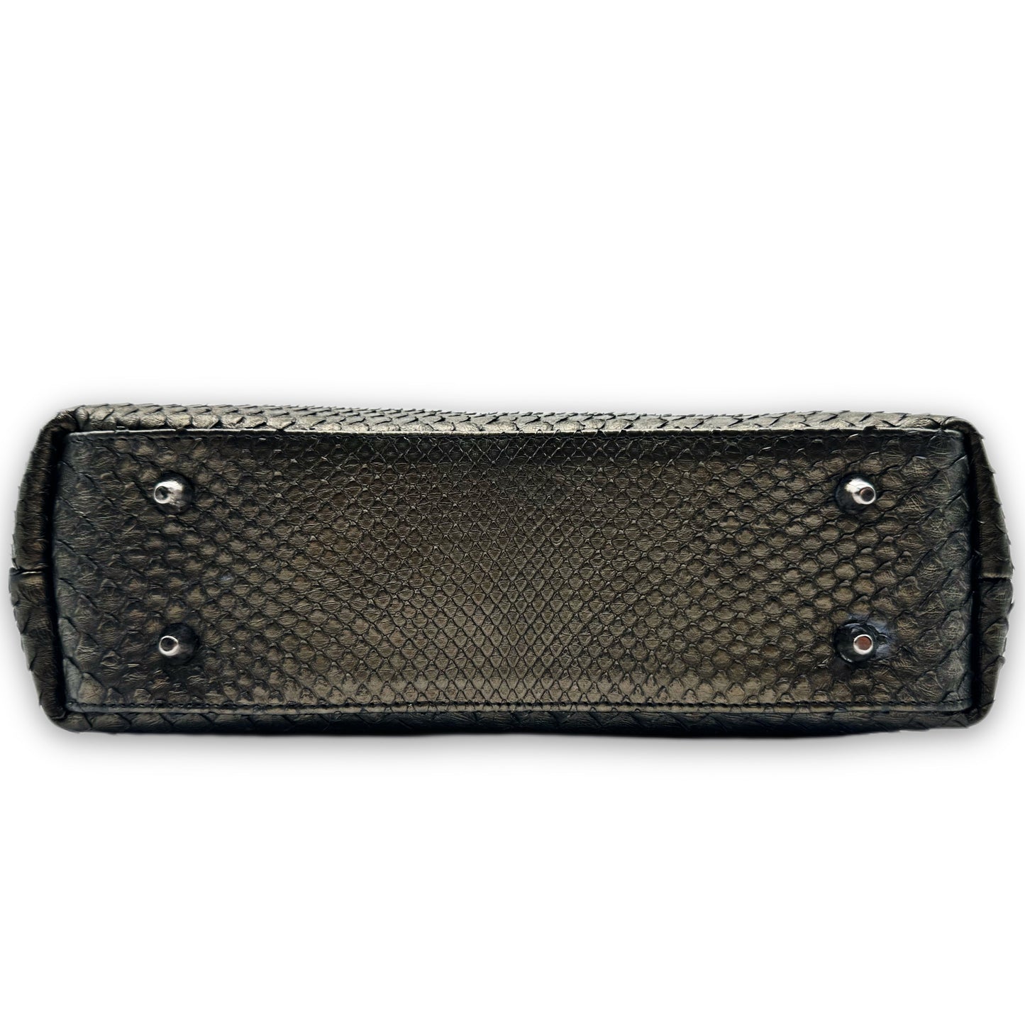 The Black Mamba Snakeskin Chain Purse