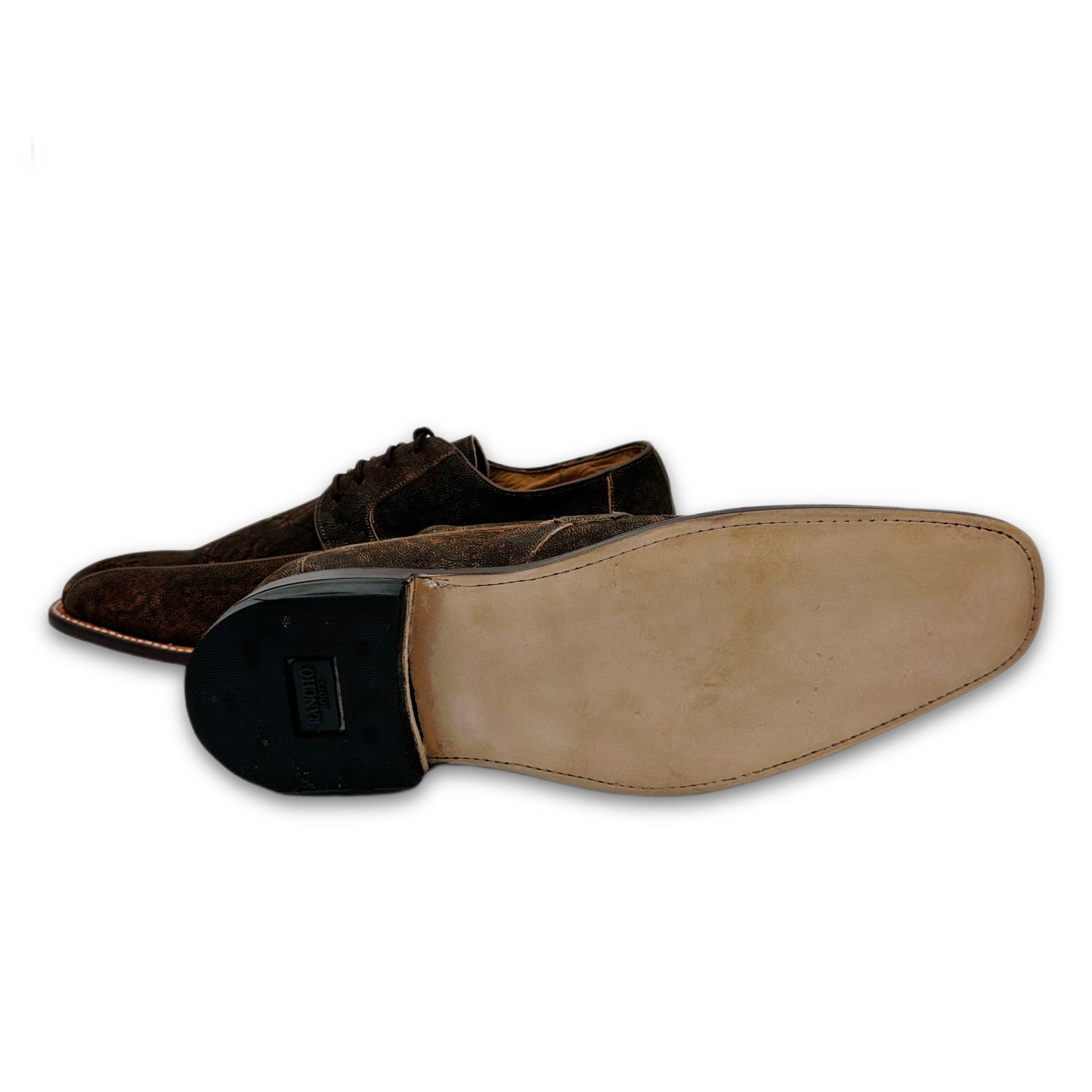 Draco Elephant Leather Lace-Up Dress Shoe