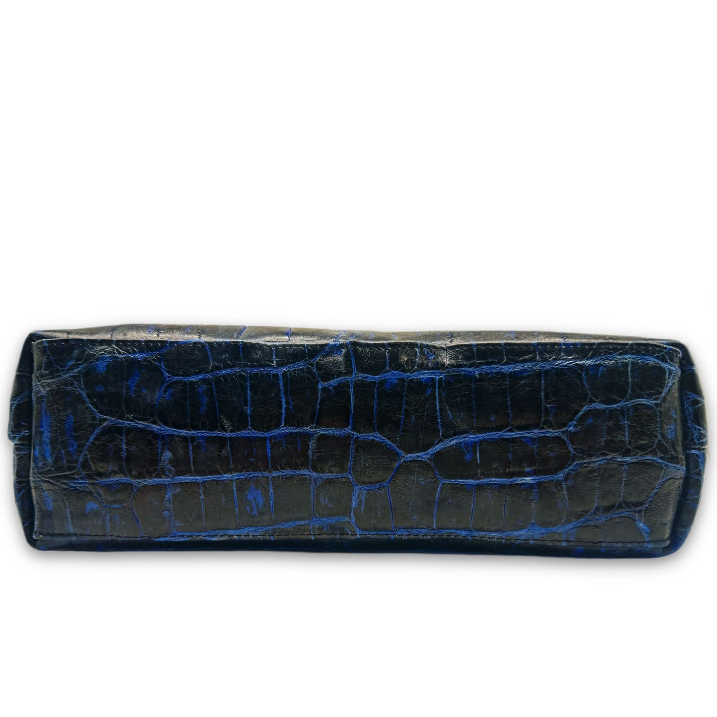 The Blue Lotus Alligator Purse
