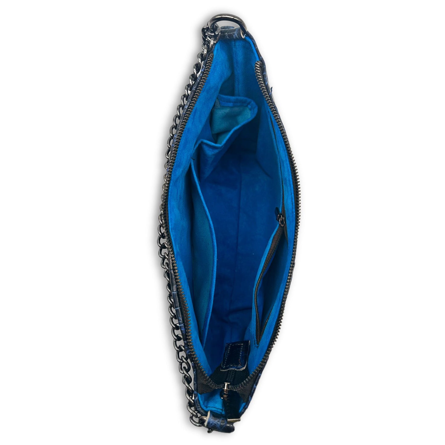 The Blue Lotus Alligator Purse