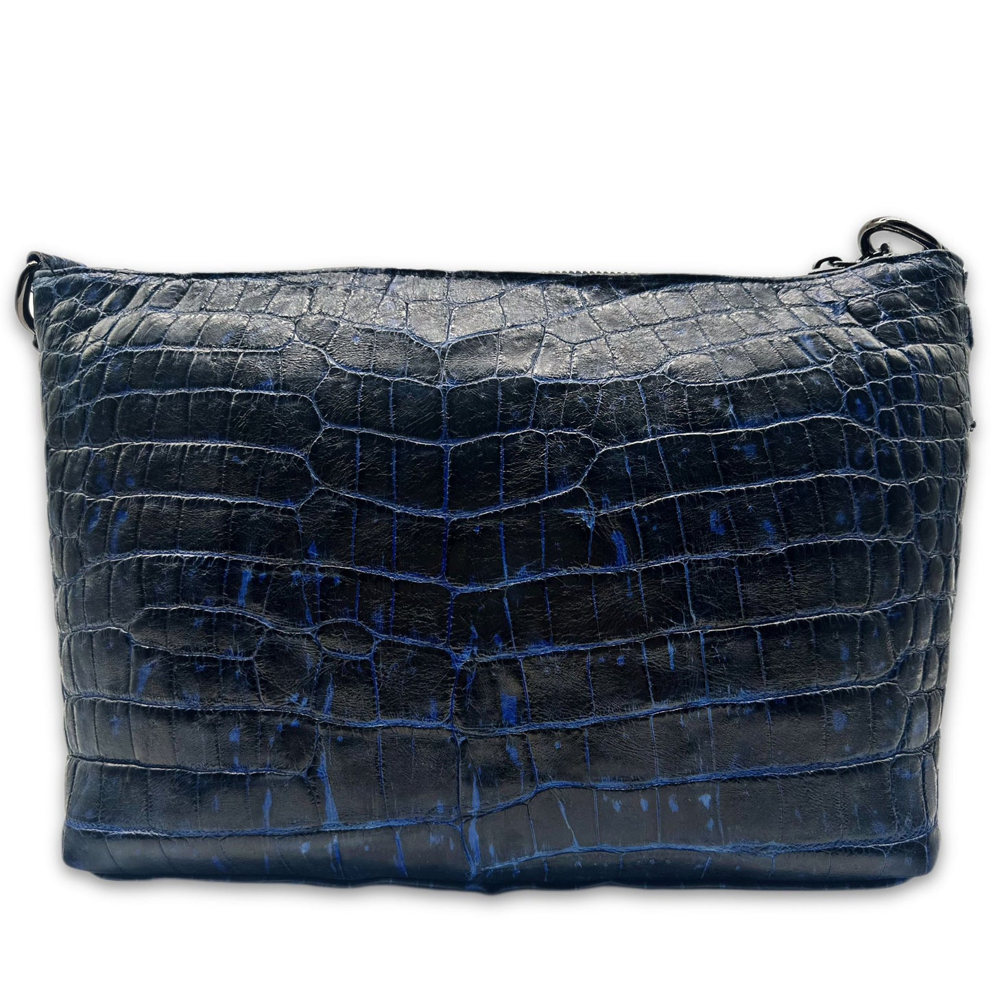The Blue Lotus Alligator Purse