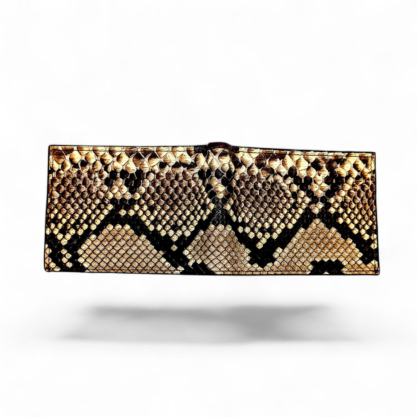 Natural Snakeskin Leather Western Wallet, Bifold Wallet, 6 card slot, Handmade Western Wallet, Cowboy Wallet