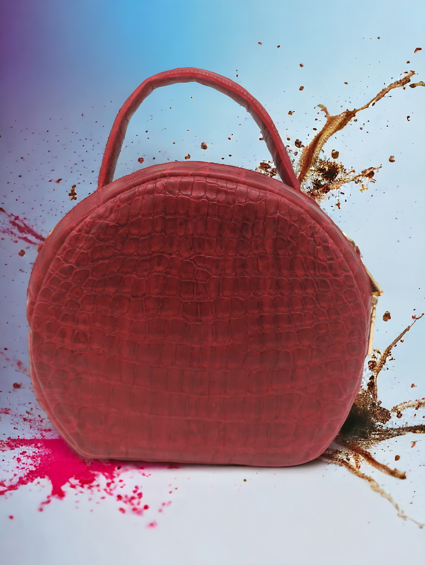 Red Scarlet Alligator Purse by Sobèk