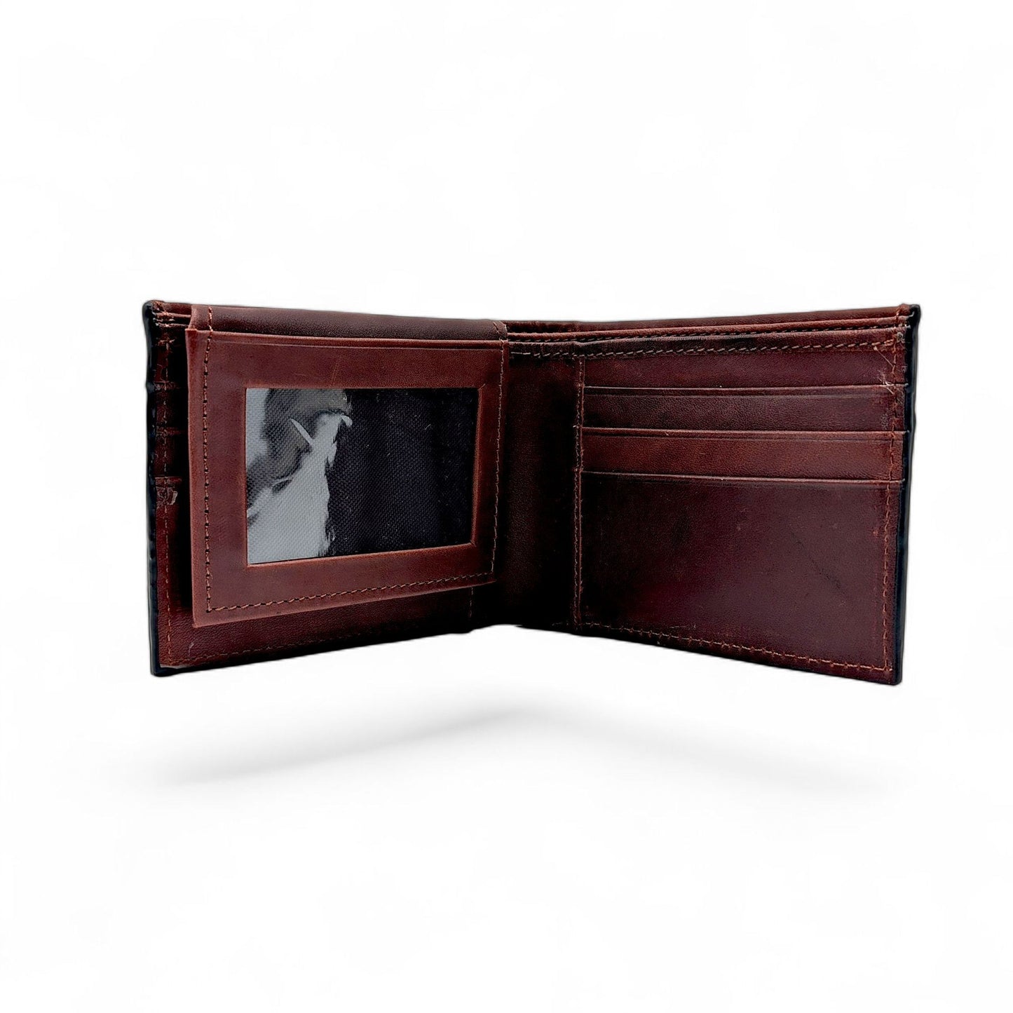 Genuine Ostrich Leather Wallet - Black Ostrich Wallet, Men's Bifold Wallet