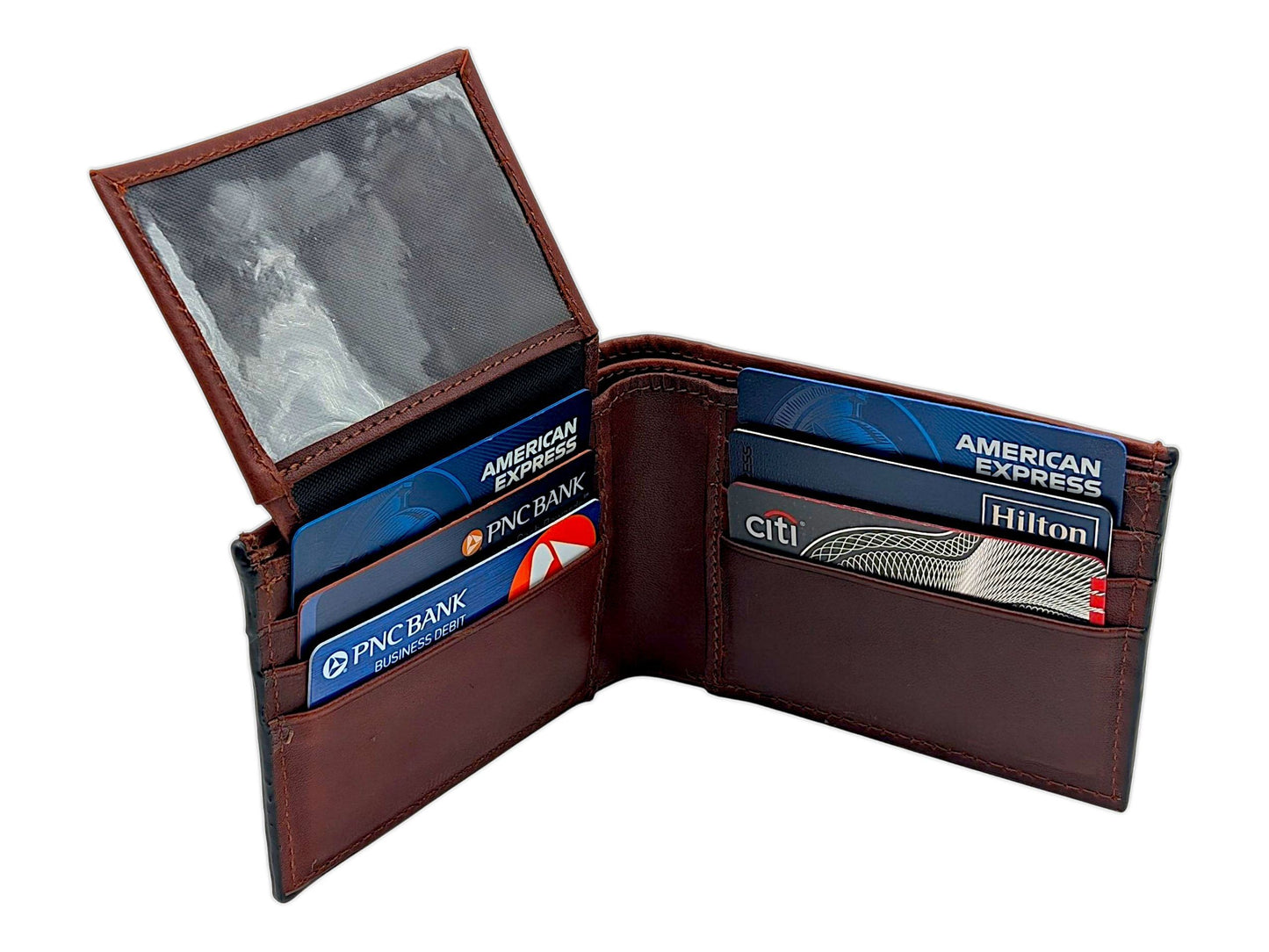 Genuine Ostrich Leather Wallet - Black Ostrich Wallet, Men's Bifold Wallet