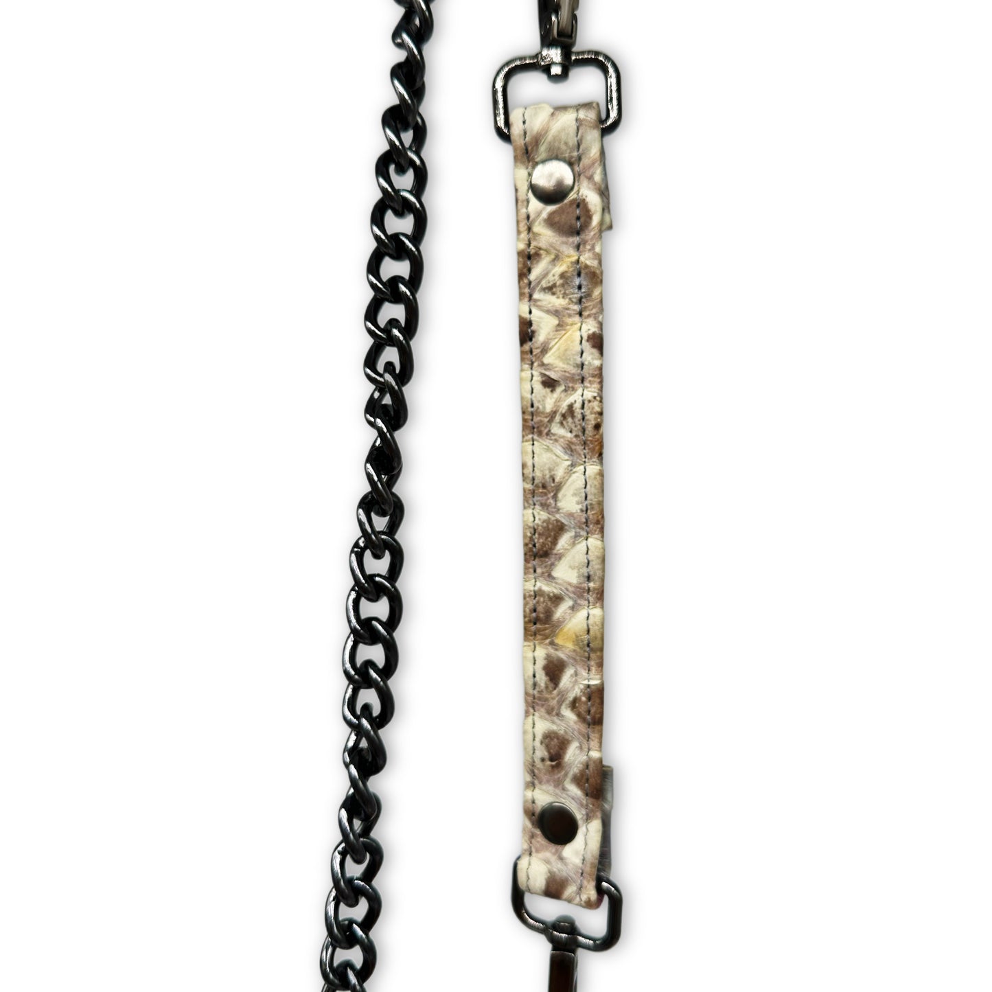 The Ambrosía Snakeskin Chain Purse
