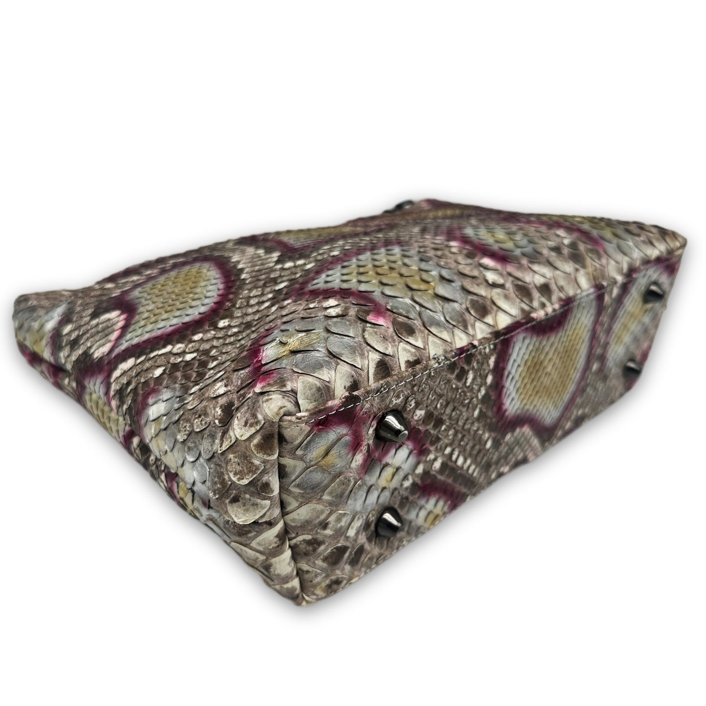 The Ambrosía Snakeskin Chain Purse