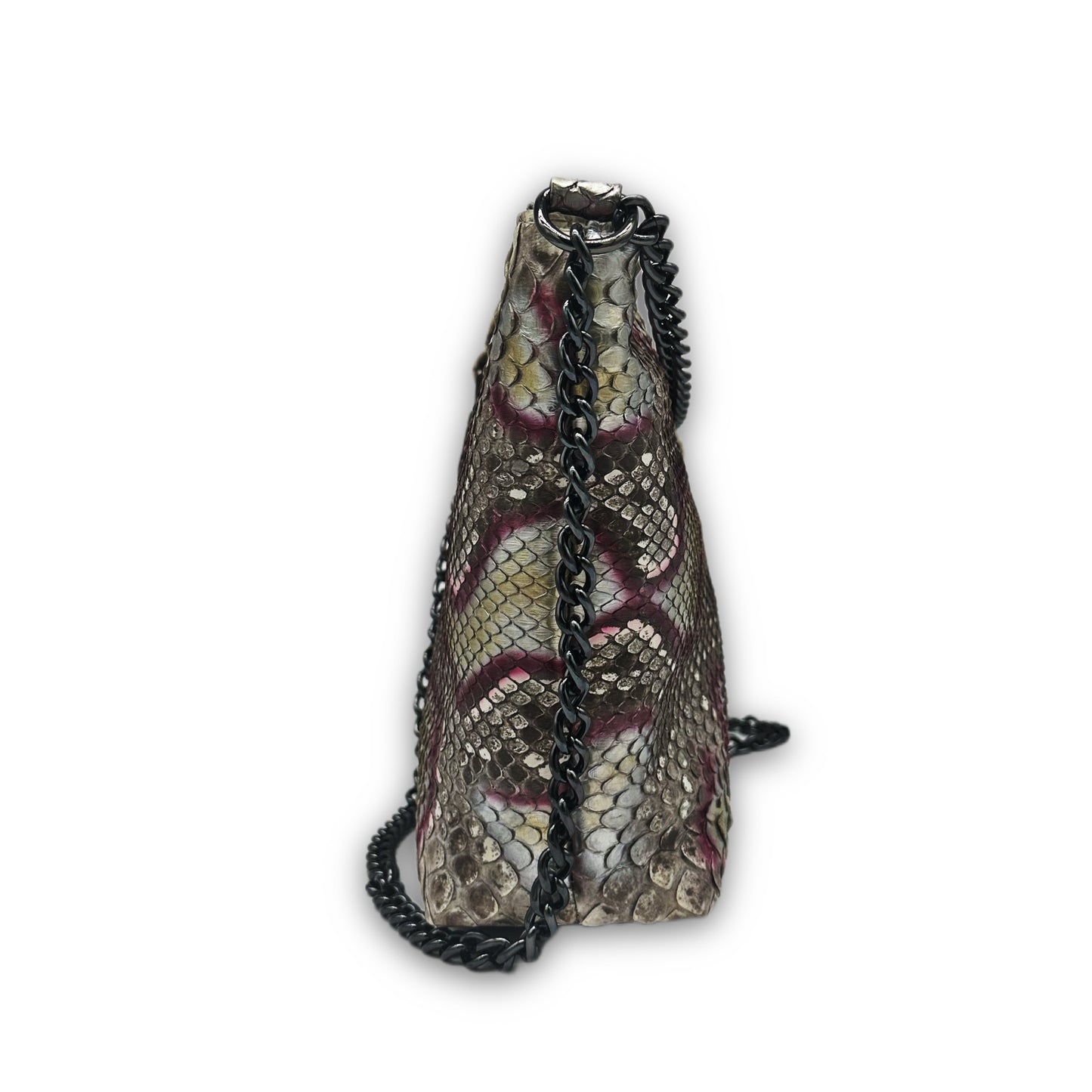 The Ambrosía Snakeskin Chain Purse