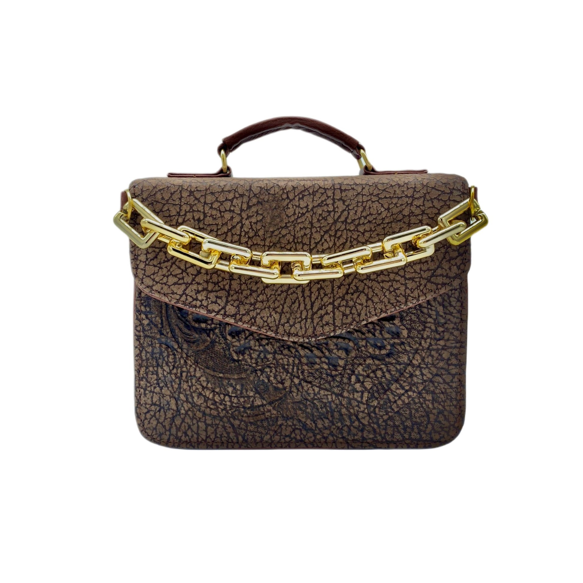 Artisanal Fiore Floral Leather Purse - Sobék