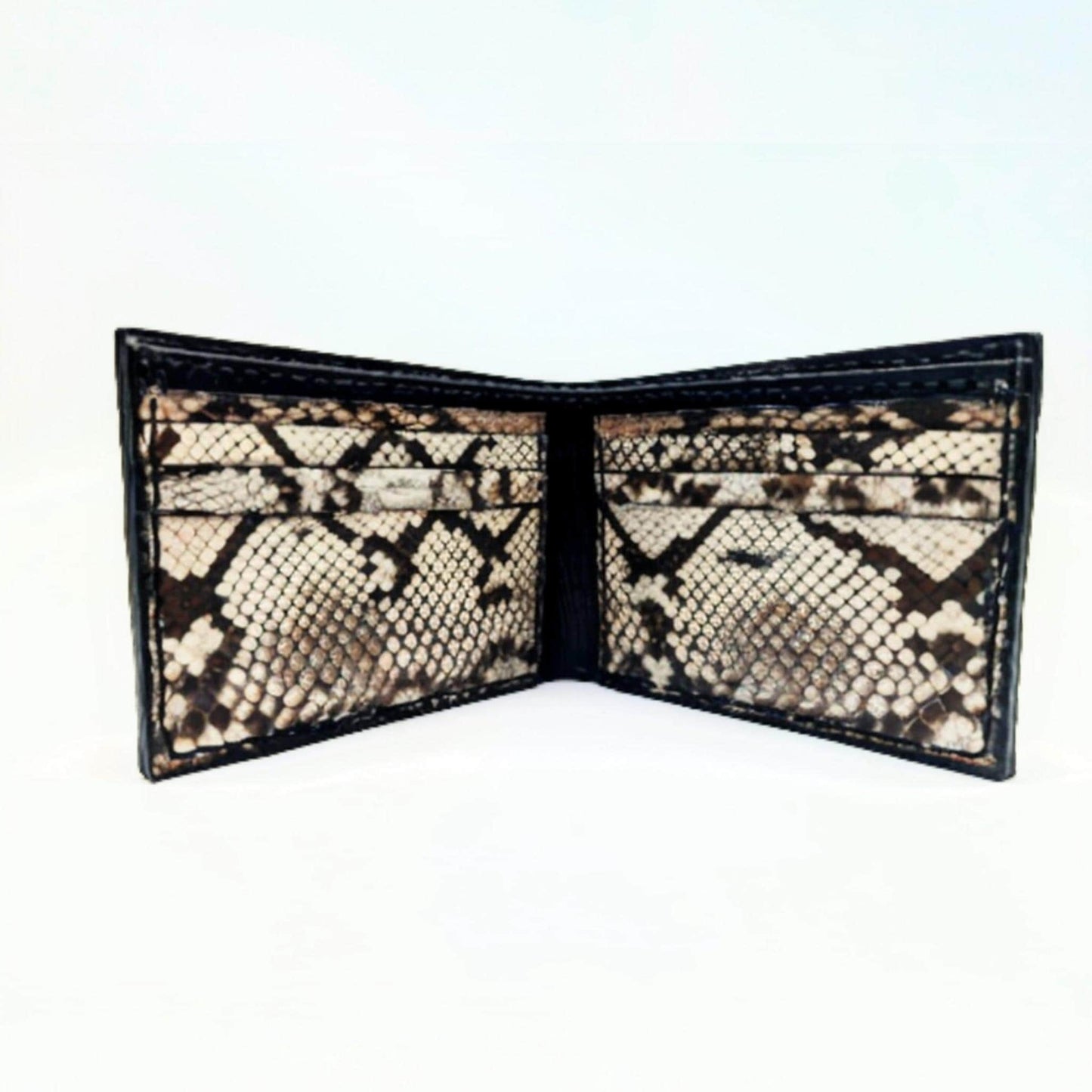 Men's Alligator Snakeskin Leather Slim Profile Wallet, Billfold Wallet, 6 card slot, Handmade Western Wallet, Wallet for Men, Gift for him