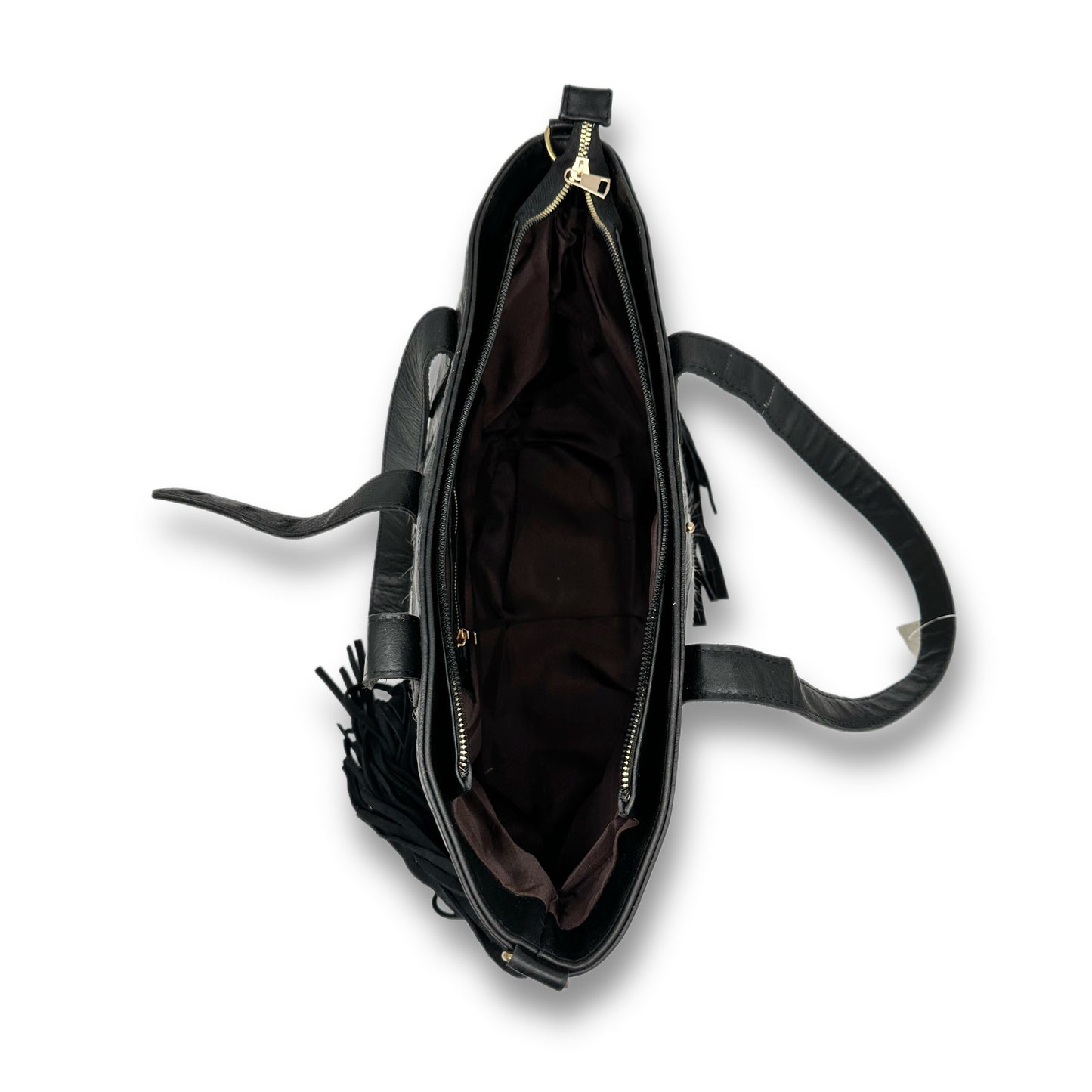 interior large cowhide tote