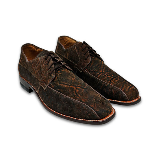 Draco Elephant Leather Lace-Up Dress Shoe