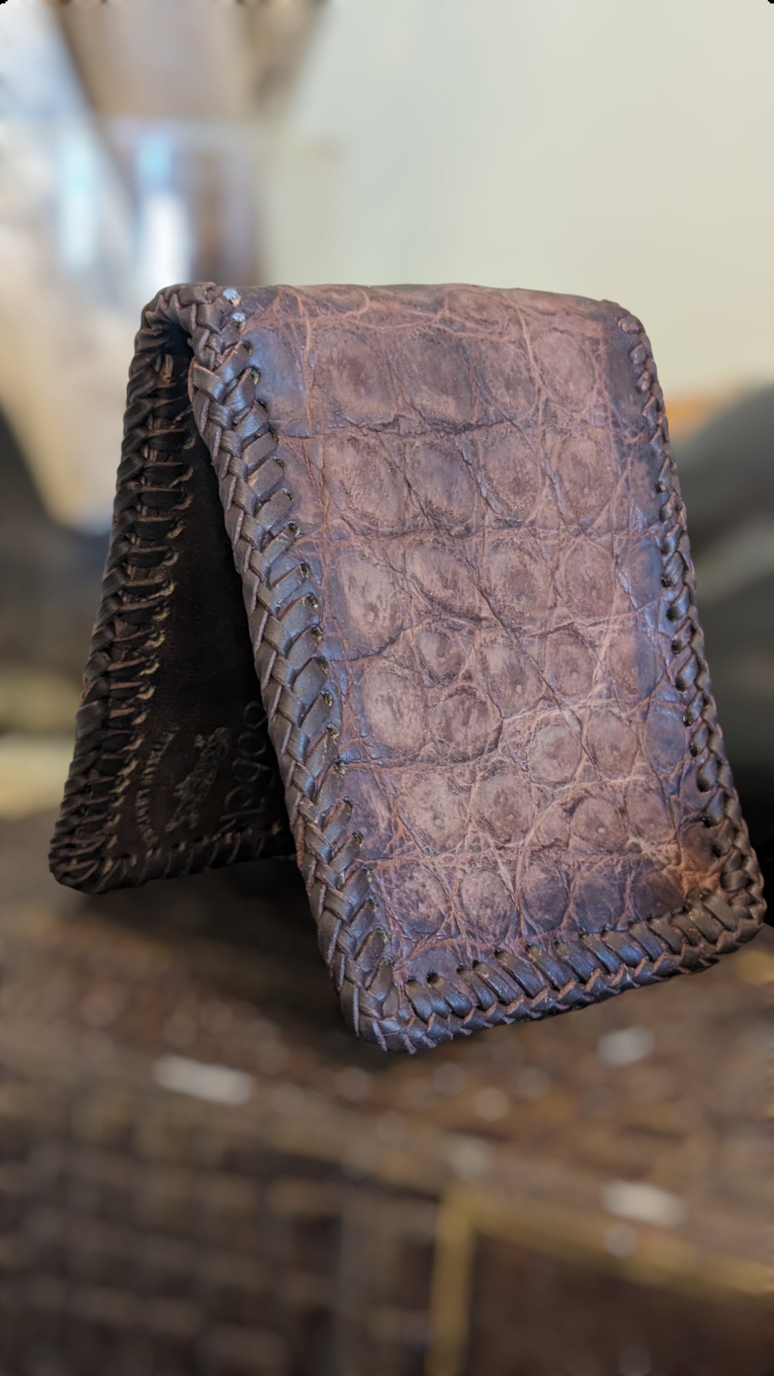 alligator leather wallet