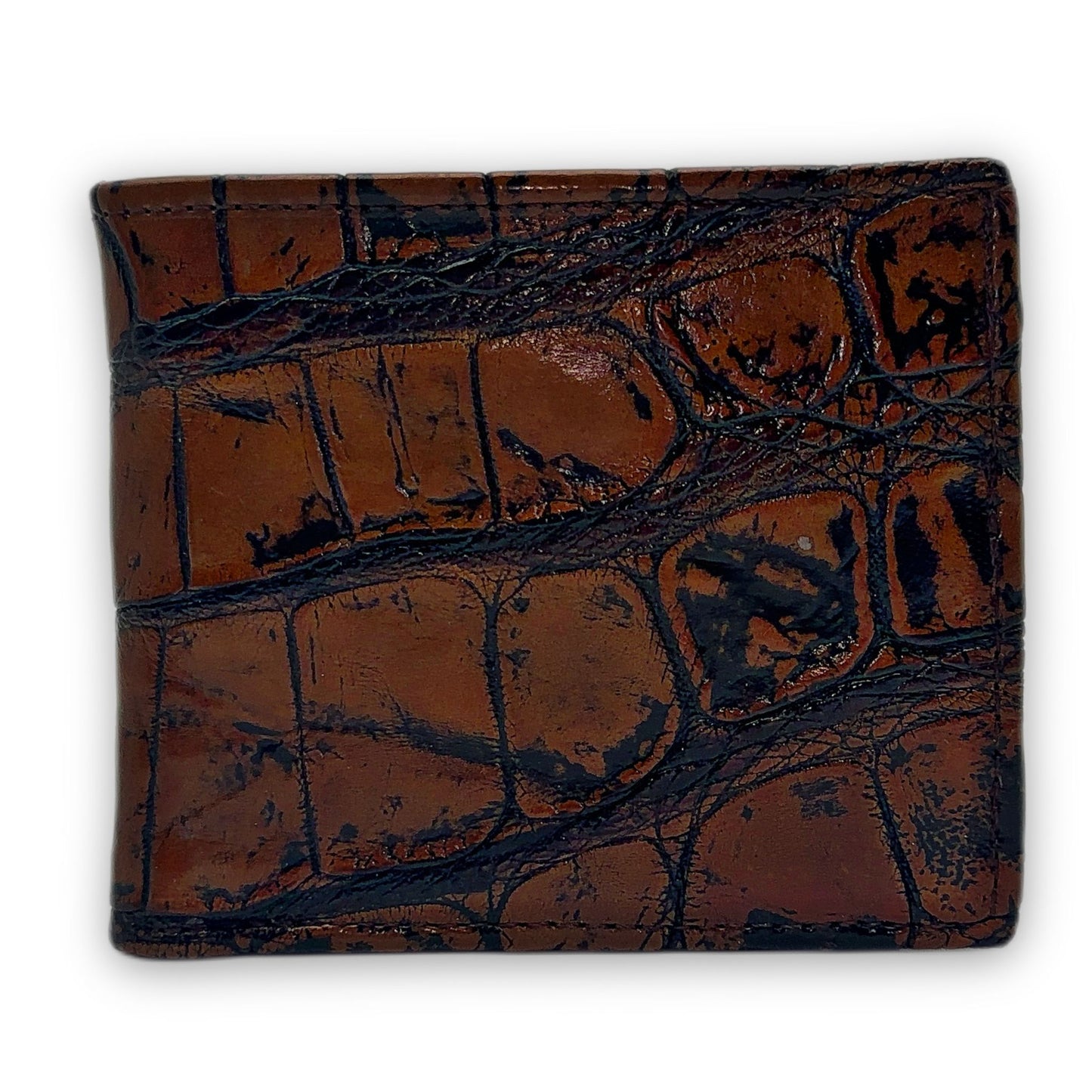 Coffee Brown Alligator Men's Wallet