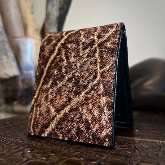 Vintage Brown Elephant Leather Wallet