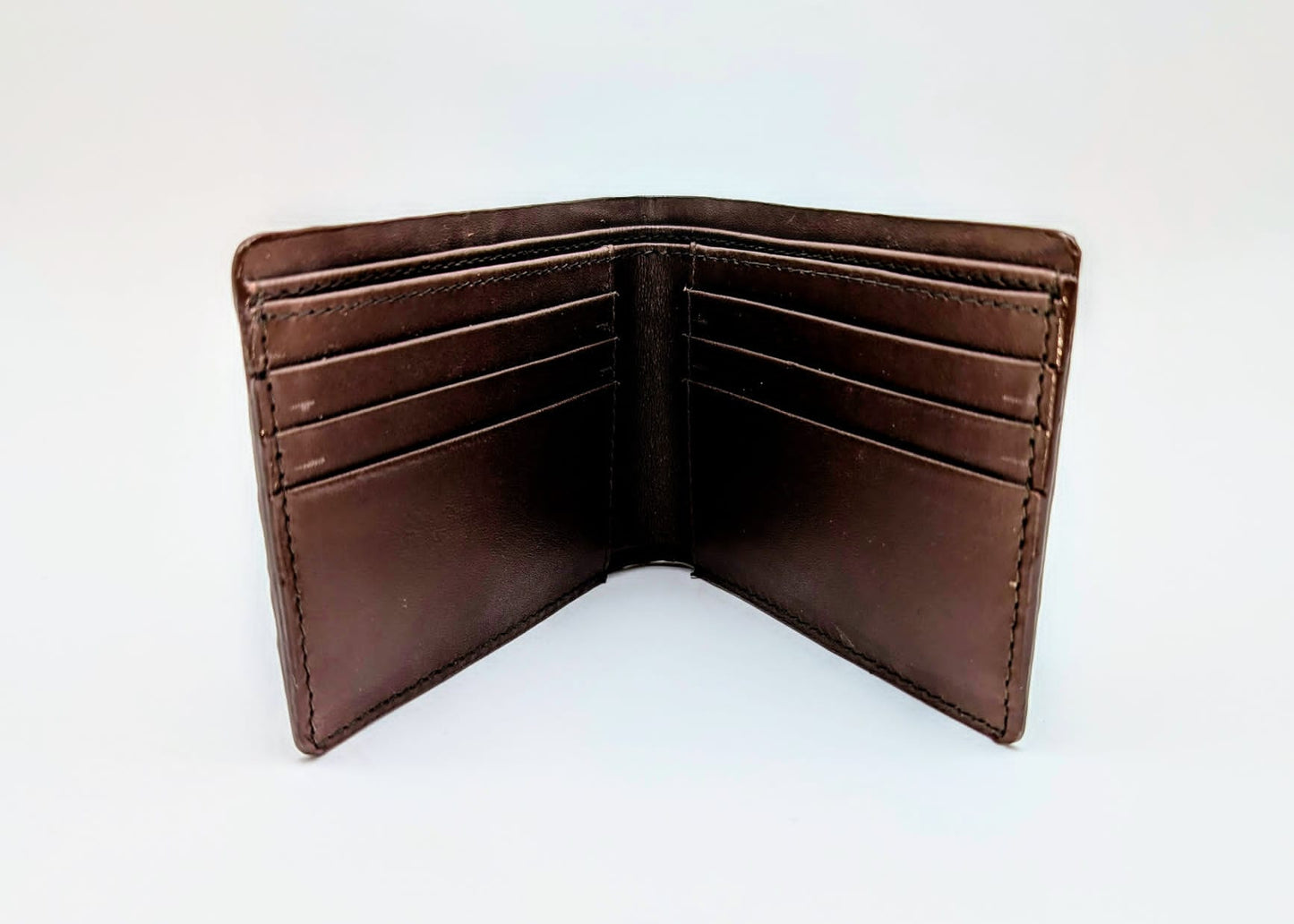 Classic Glazed Alligator Leather Western Wallet, Bifold Wallet, 6 card slot, Handmade Western Wallet, Cowboy Wallet