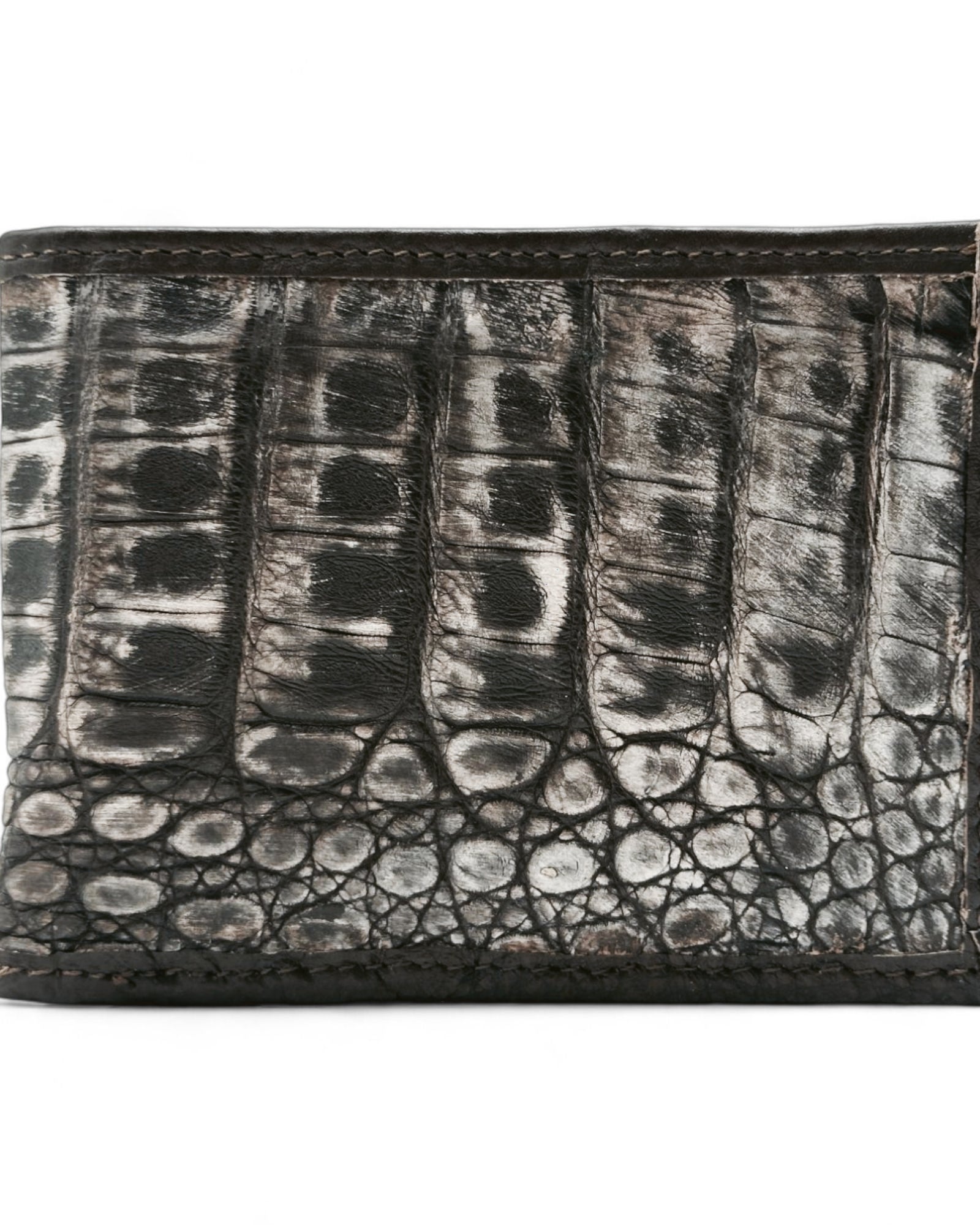 Nobuck Brown Alligator Wallet