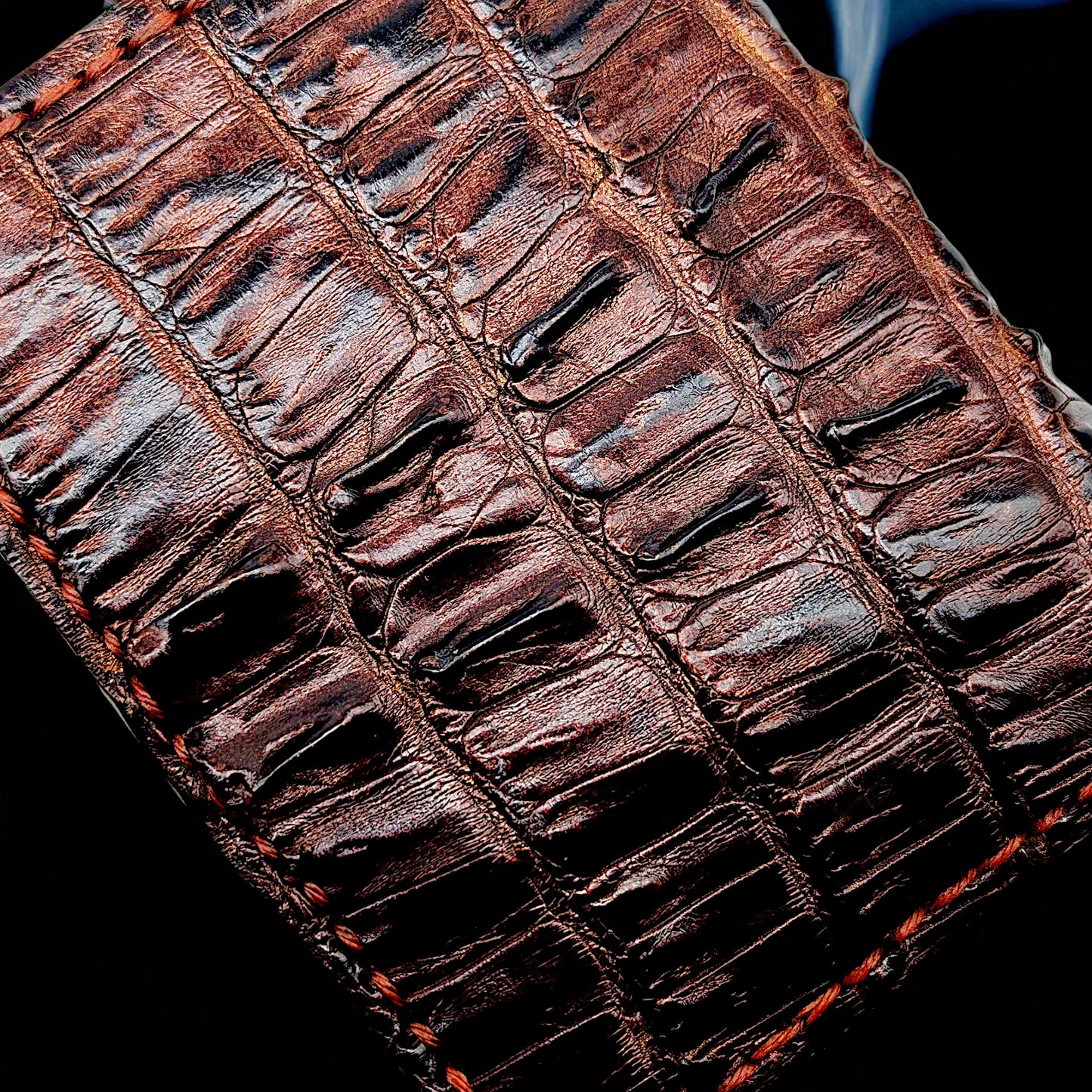 Genuine Alligator Tail & Snakeskin Wallet – Slim Exotic Bifold | Handmade by Sobek