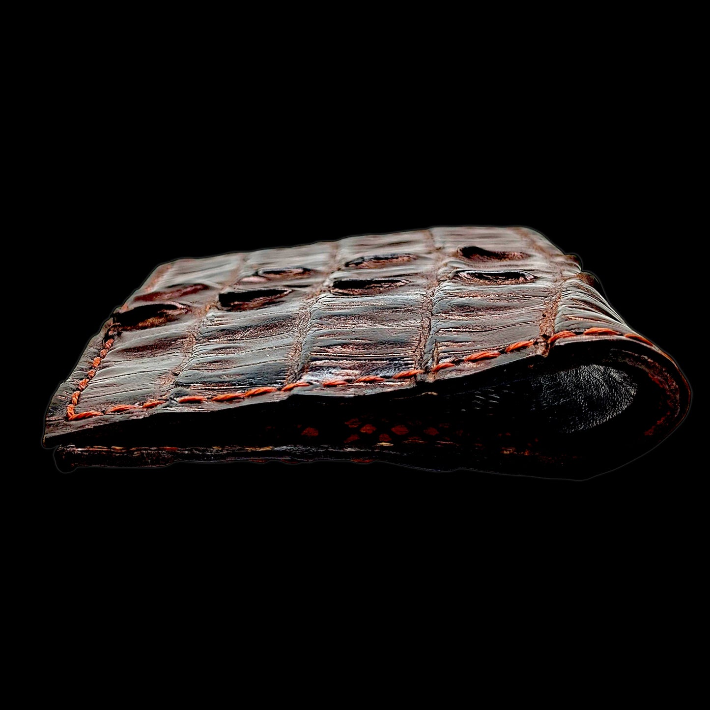 Genuine Alligator Tail & Snakeskin Wallet – Slim Exotic Bifold | Handmade by Sobek