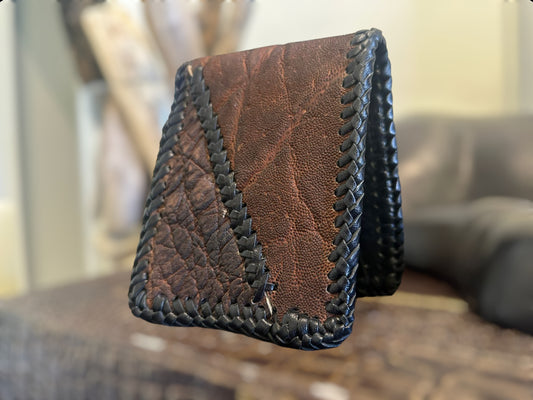 Brown Elephant Leather Wallet
