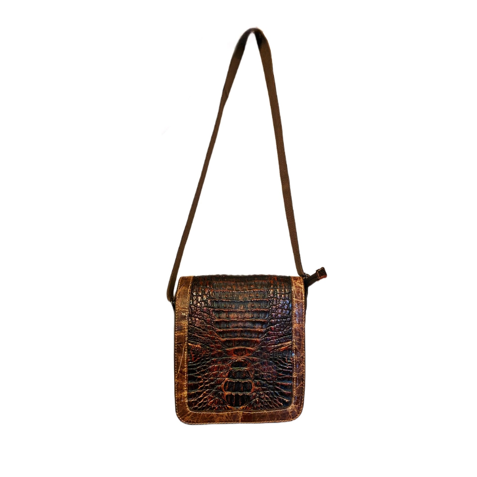 Alligator Hornback Concealed Carry Crossbody Bag - Sobék