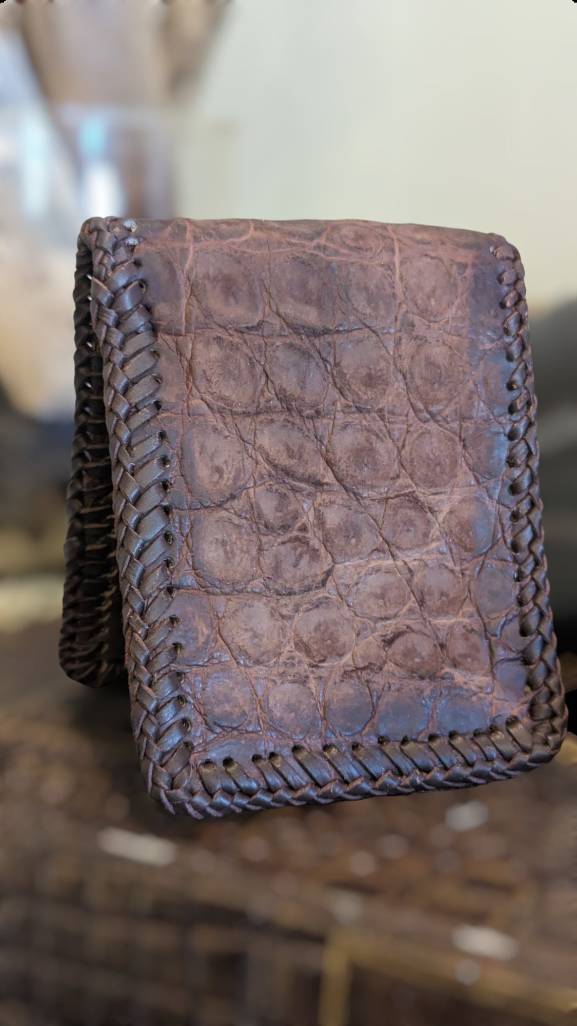 alligator leather wallet