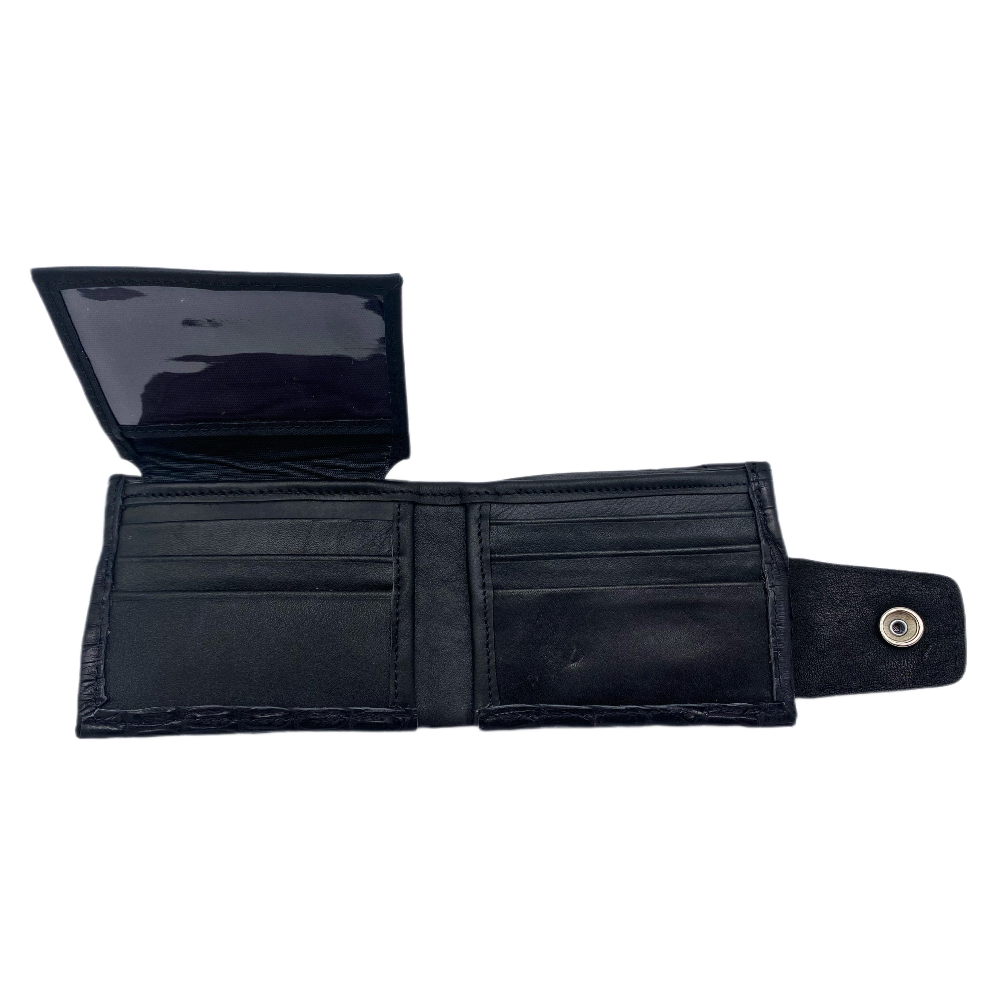 Online Genuine Alligator Zipper Wallet