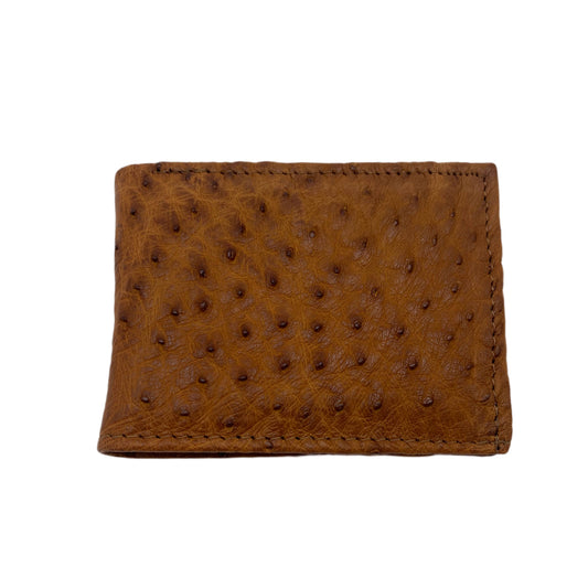 Men's Sunstone Genuine Ostrich Leather Billfold Wallet