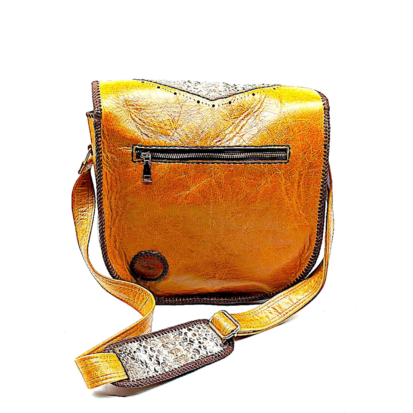 Bohemian Armadillo Shell Crossbody Bag| Snakeskin| Artisan Whipstitch Leather Bag| Antler Bone| Fringe| Southwestern Fashion