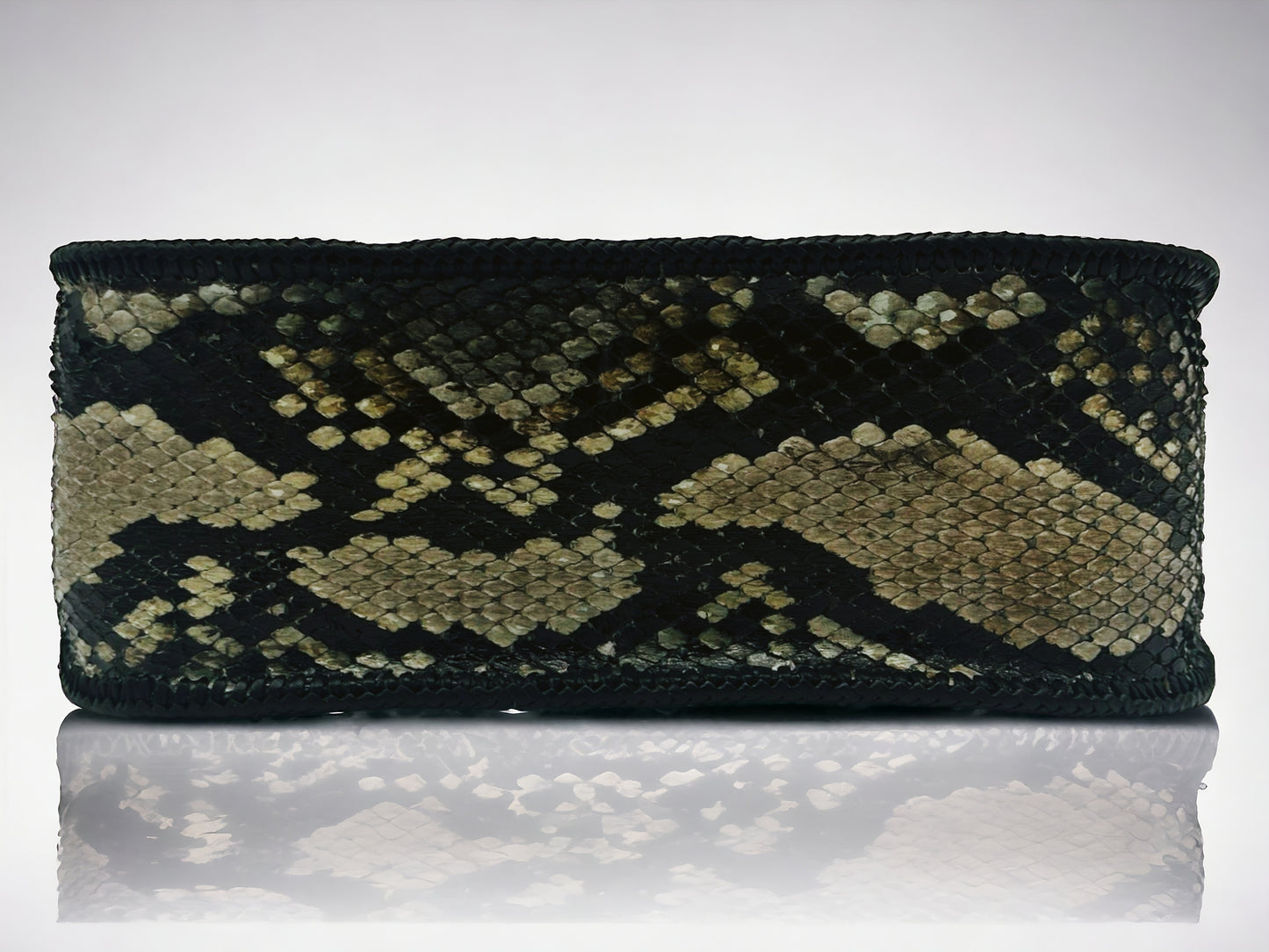 Midnight Ombre Snakeskin Hobo Bag