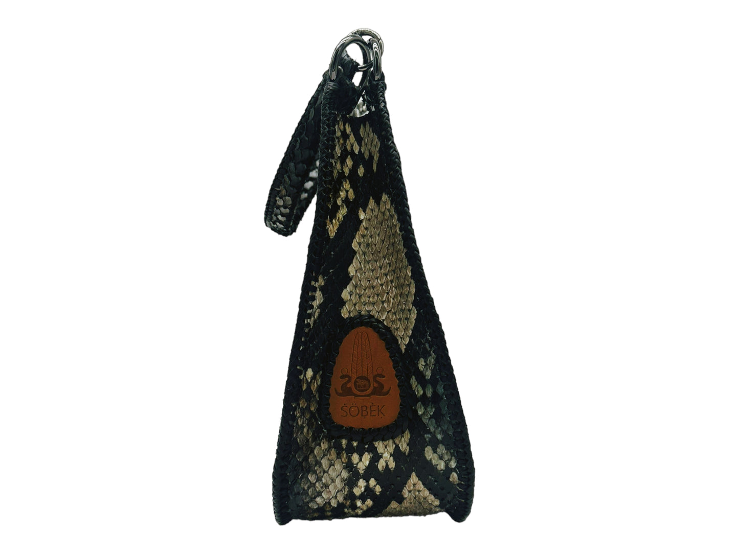 Midnight Ombre Snakeskin Hobo Bag