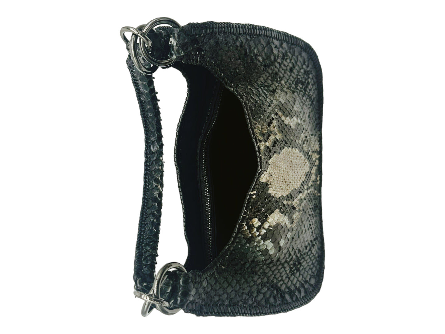 Midnight Ombre Snakeskin Hobo Bag